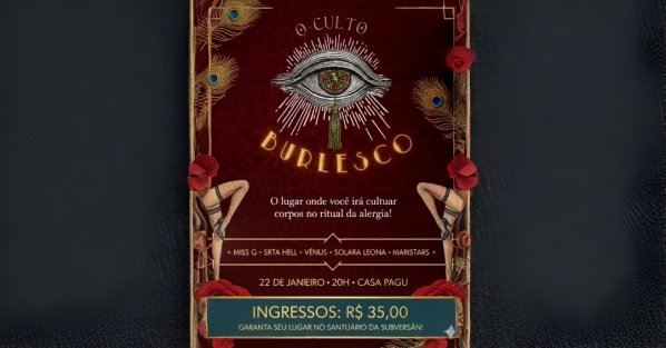 Imagem do evento O Culto Burlesco