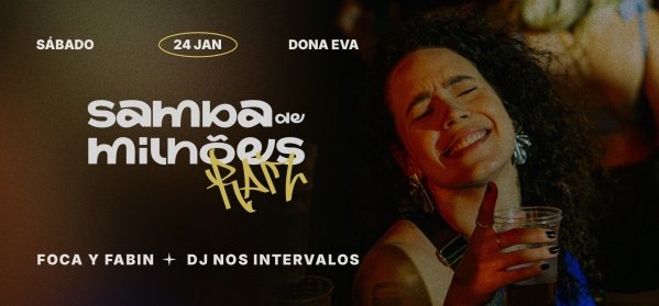 Imagem do evento SAMBA DE MILHÕES RAIZ | JANEIRO