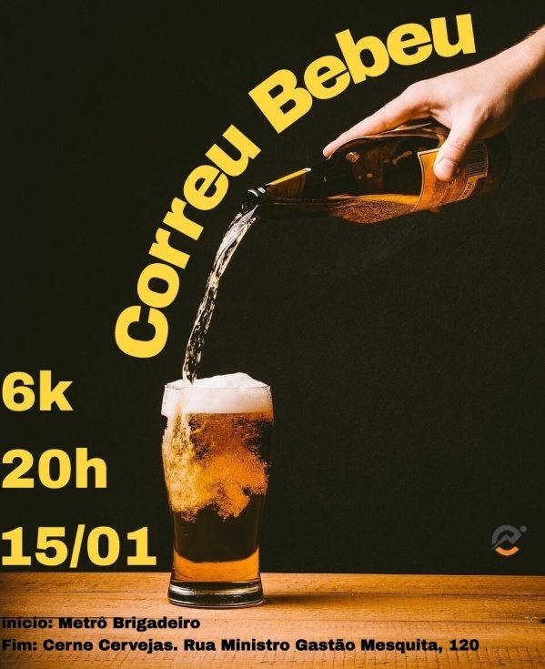 Imagem do evento Correu Bebeu 6K