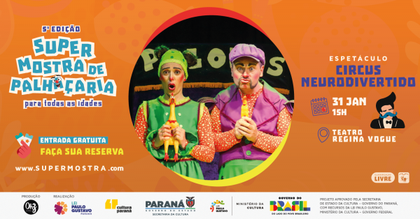 Imagem do evento ESPETÁCULO: Circus Neurodivertido
