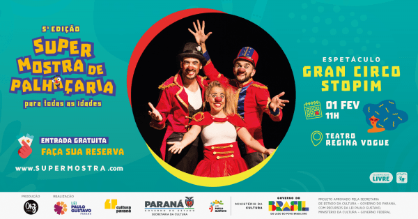Imagem do evento ESPETÁCULO: Gran Circo Stopim