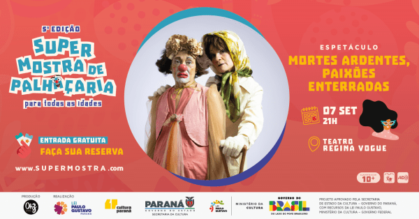 Imagem do evento ESPETÁCULO: Mortes Ardentes, Paixões Enterradas