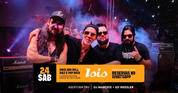 Imagem do evento BANDA ISIS