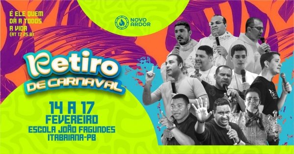 Imagem do evento RETIRO DE CARNAVAL NOVO ARDOR