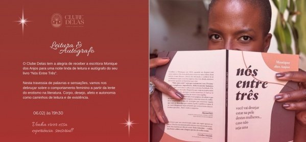 Imagem do evento Nós Entre Três - Noite de Leitura e Autógrafo