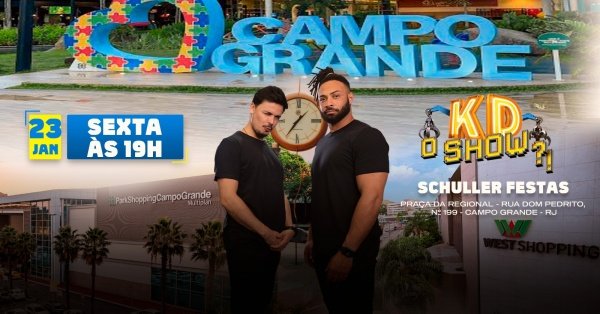 Imagem do evento KWESNY E DANIEL LOPES - SHOW DE COMÉDIA EM CAMPO GRANDE!