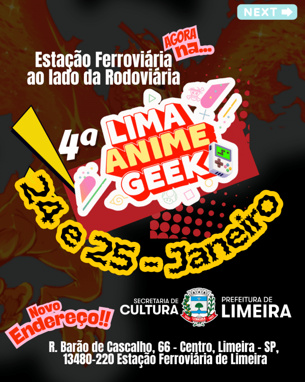 Imagem do evento LIMA ANIME GEEK 4