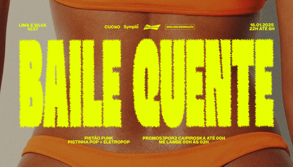 Imagem do evento BAILE QUENTE :: 16.01 @CUCKO