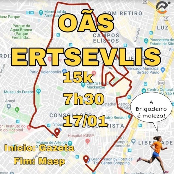 Imagem do evento Oãs Ertsevlis 15K