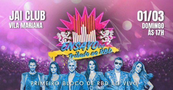 Imagem do evento Ensayo do Tributo ao RBD Experience