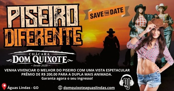 Imagem do evento Piseiro Diferente 10/01
