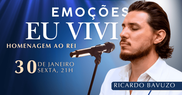 Imagem do evento Show Emoções Eu Vivi (MAPA DE MESAS abaixo na descrição do evento)