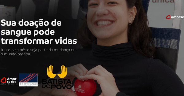 Imagem do evento Doação de Sangue na Igreja Batista do Povo - Dia 07/02