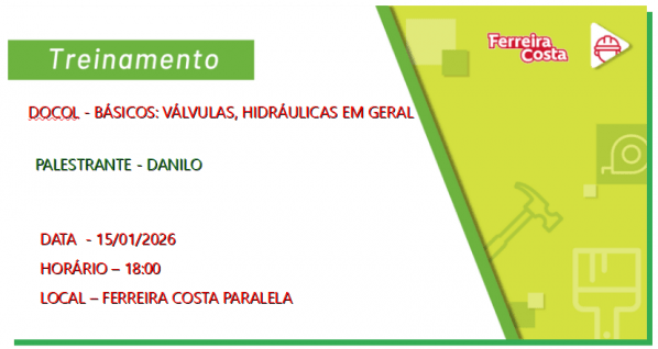 Imagem do evento DOCOL - BÁSICOS: VÁLVULAS, HIDRÁULICAS EM GERAL