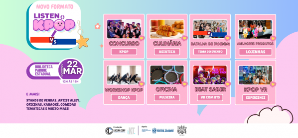 Imagem do evento Listen Kpop