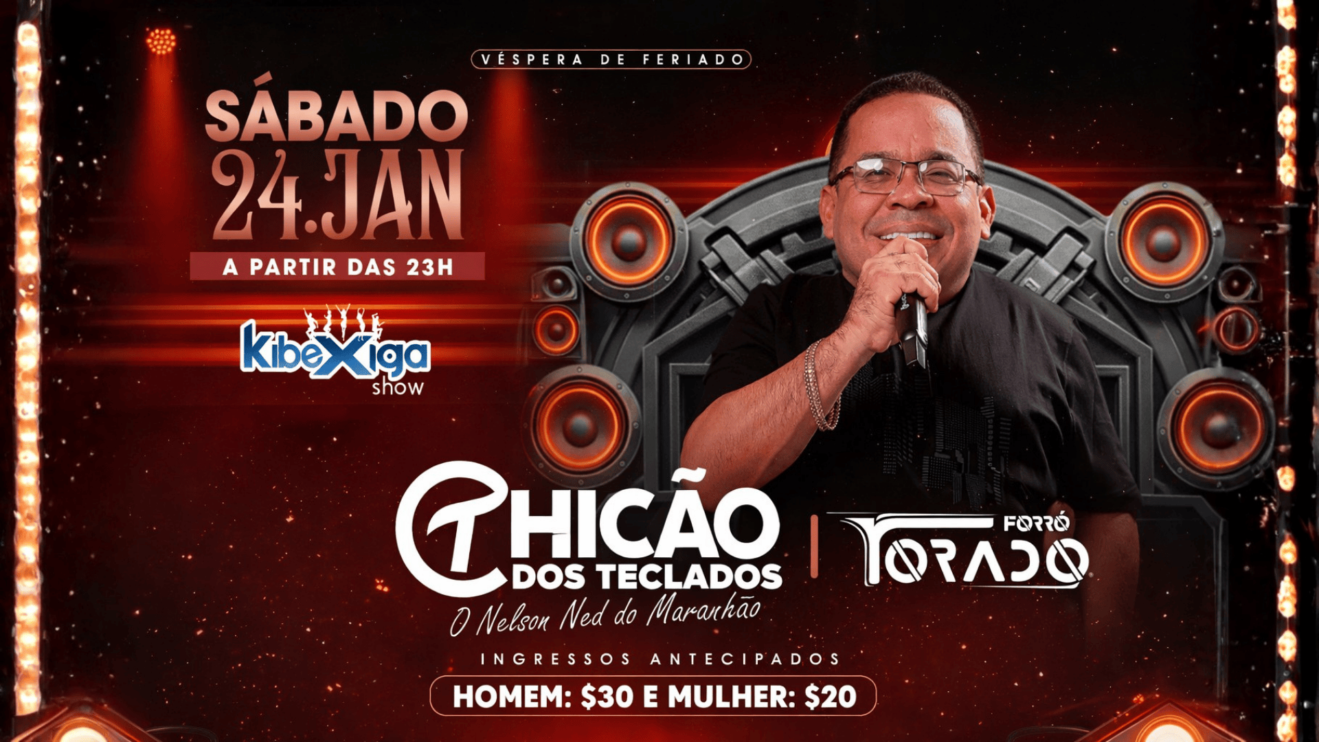 CHICÃO DOS TECLADOS & FORRÓ TORADO - 24 DE JANEIRO - São Paulo, SP