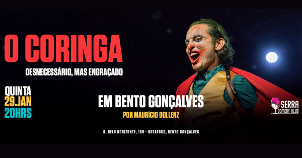 Imagem do evento CORINGA - MAURÍCIO DOLLENZ