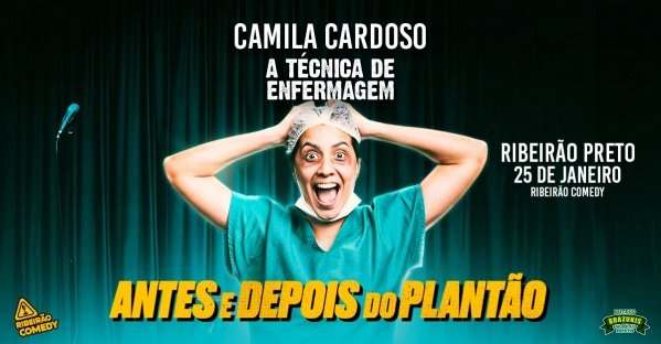 Imagem do evento CAMILA CARDOSO no Ribeirão Comedy