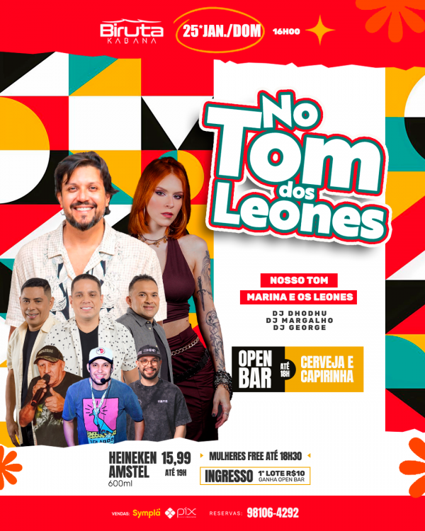 Imagem do evento NO TOM DOS LEONES - AÇAÍ BIRUTA