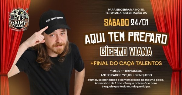 Imagem do evento Stundap Cícero Viana - Aqui Tem Preparo