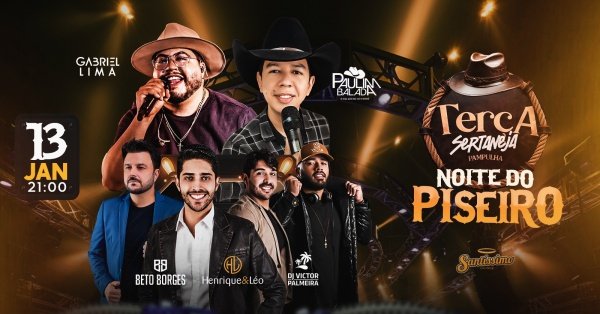 Imagem do evento Terça Sertaneja Pampulha