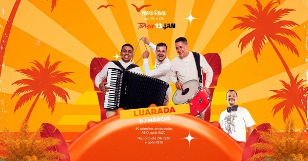 Imagem do evento Forró Na House - Luarada Brasileira