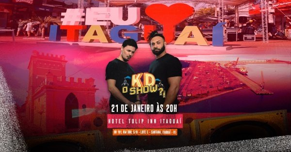 Imagem do evento KWESNY E DANIEL LOPES - SHOW DE COMÉDIA EM ITAGUAÍ!