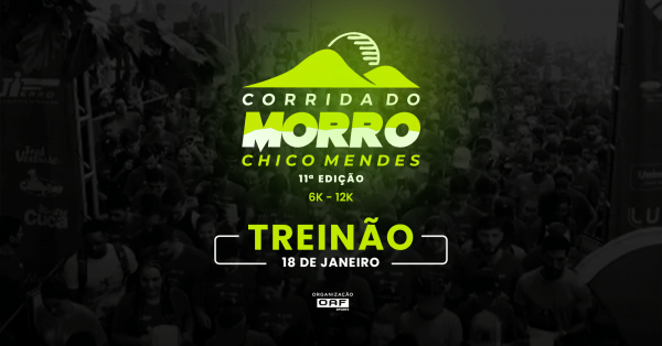 Imagem do evento TREINÃO OFICIAL CORRIDA DO MORRO 2026