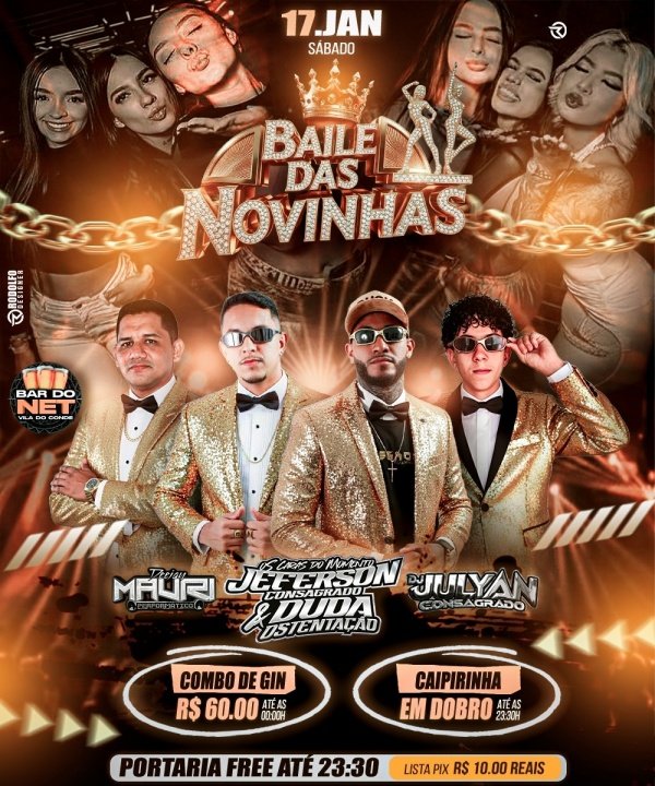 Imagem do evento Baile das Novinhas