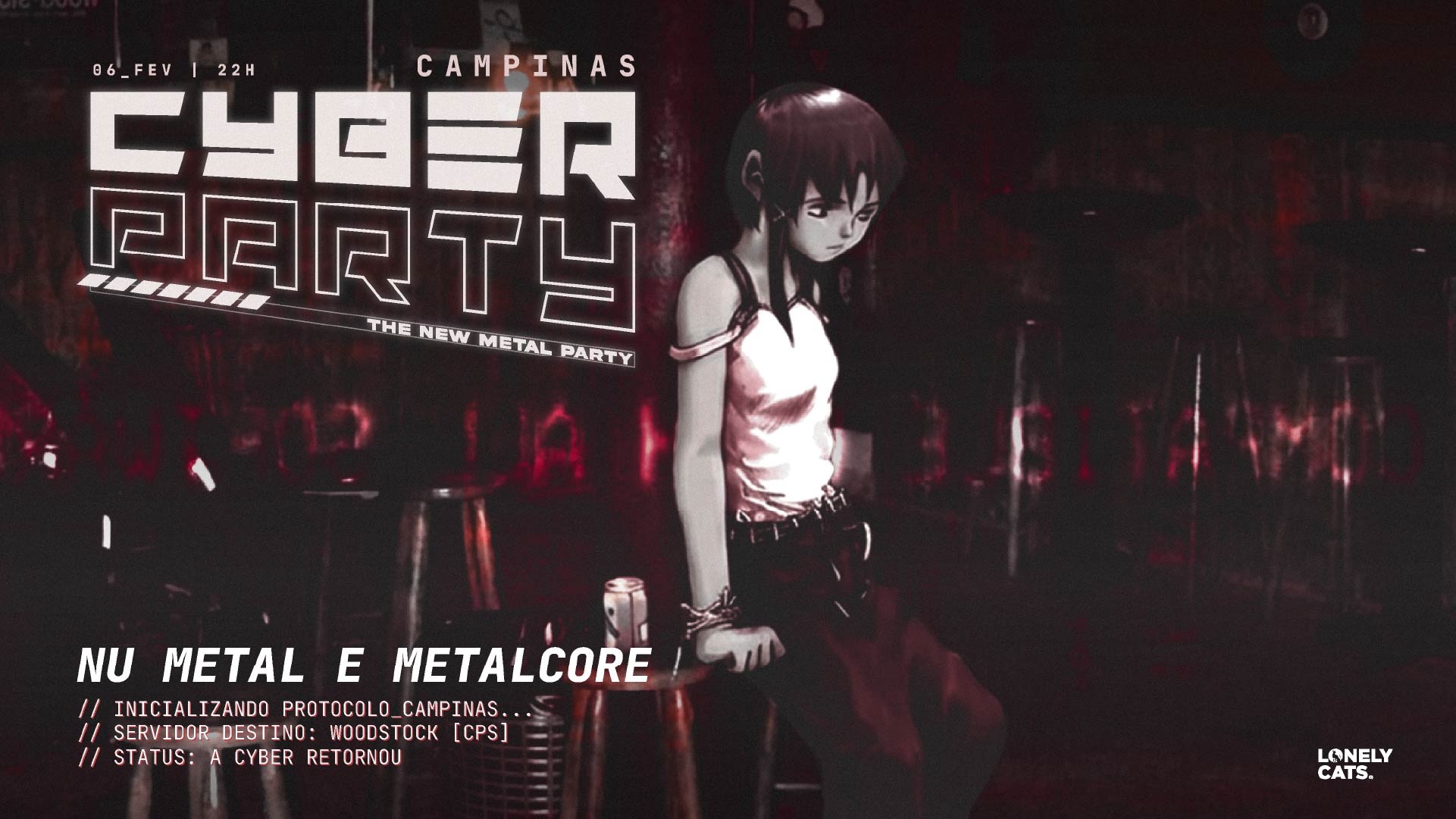 Cyberparty 2026 | Nu Metal e Metalcore - Campinas, SP