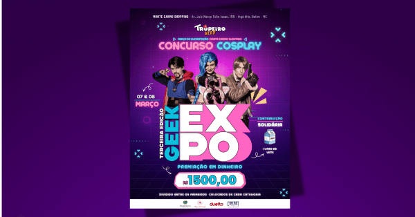 Imagem do evento Concurso Cosplay  3º EXPO GEEK
