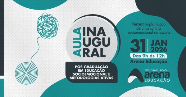 Imagem do evento Aula Inaugural - Pós-graduação em Educação Socioemocional e Metodologias Ativas