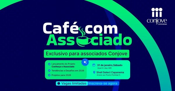 Imagem do evento Café com Associado - 01.2026