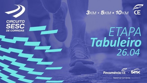 Imagem do evento CIRCUITO SESC DE CORRIDAS ETAPA TABULEIRO-CE 2026 
