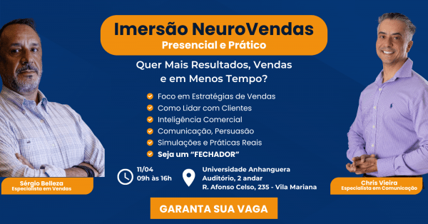 Imagem do evento Imersão NeuroVendas 2026