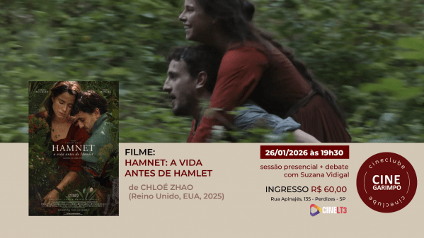 Imagem do evento CineClube CineGarimpo_26/01/26 _ HAMNET: A VIDA ANTES DE HAMLET