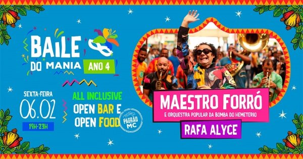 Imagem do evento BAILE DO MANIA - ANO 4