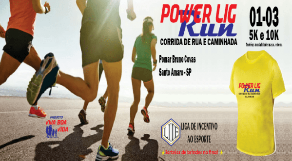 Imagem do evento POWER LIG RUN Corrida de rua e Caminhada (Cópia)