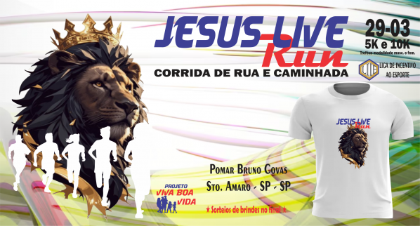 Imagem do evento JESUS LIVE RUN