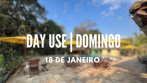 Imagem do evento Day Use Domingo 18 de Janeiro de 2026