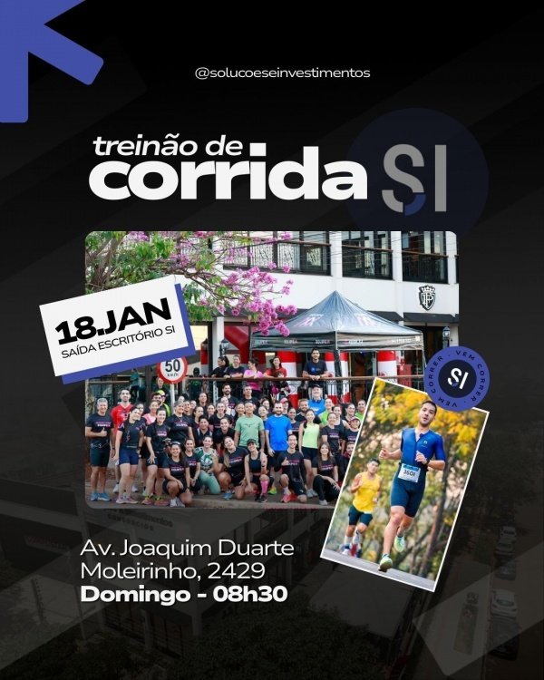 Imagem do evento Treinão de Corrida SI