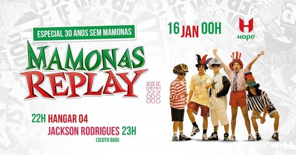 Imagem do evento 16/01 - Especial aos 30 anos sem Mamonas Assassinas.