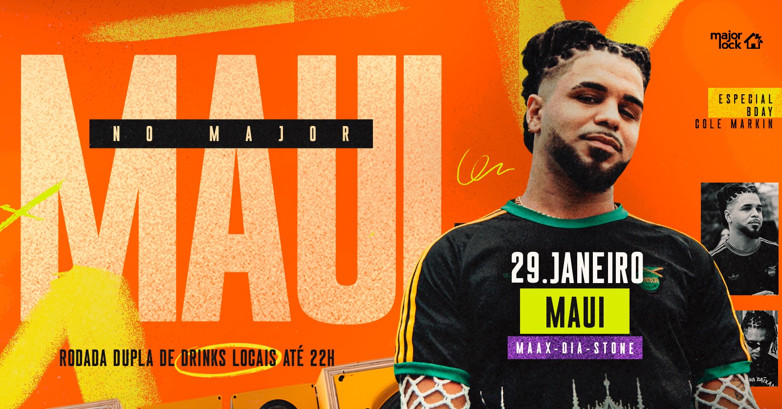 Maui | Major Lock 29/01 - Belo Horizonte, MG