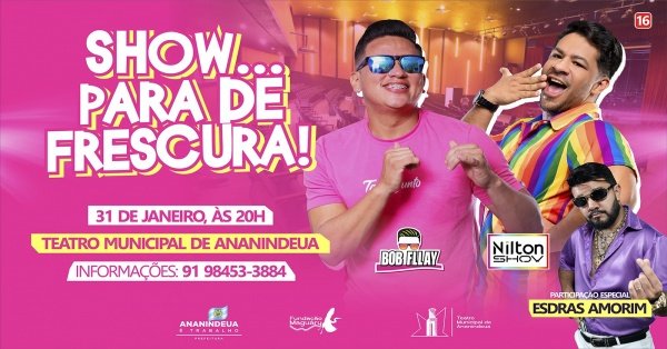 Imagem do evento Para de Frescura - Bob Fllay e Nilton Show