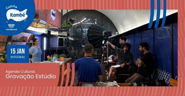 Imagem do evento Agenda Cultural - Gravação estúdio