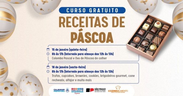 Imagem do evento RECEITAS DE PÁSCOA