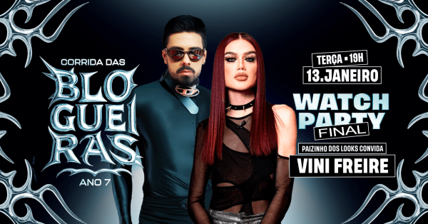 Imagem do evento Final do Corrida das Blogueiras no Pajubar com Vini Freire