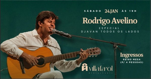 Imagem do evento Especial Djavan Todos os Lados - Rodrigo Avelino