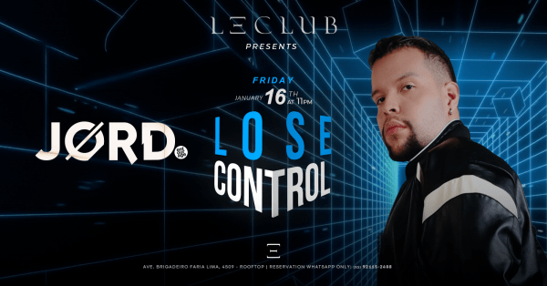 Imagem do evento JORD @ LE CLUB 
