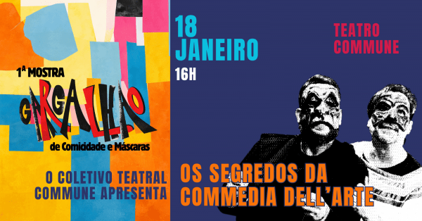 Imagem do evento Os Segredos da Commedia Dell'Arte - 1ª MOSTRA GARGALHÃO